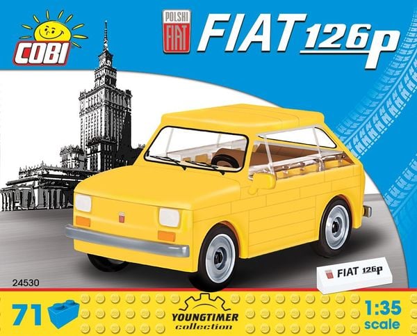 COBI Polski Fiat 24530 - Fiat 126P Maluch, Bausatz 1:35, 71 Klemmbausteine
