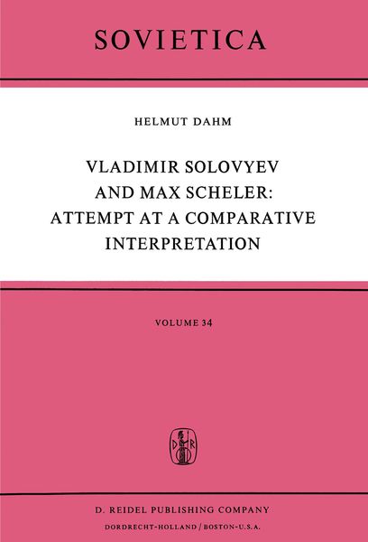 Produktbild: Vladimir Solovyev and Max Scheler: Attempt at a Comparative Interpretation