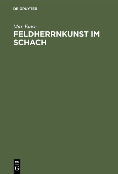 Produktbild: Feldherrnkunst im Schach