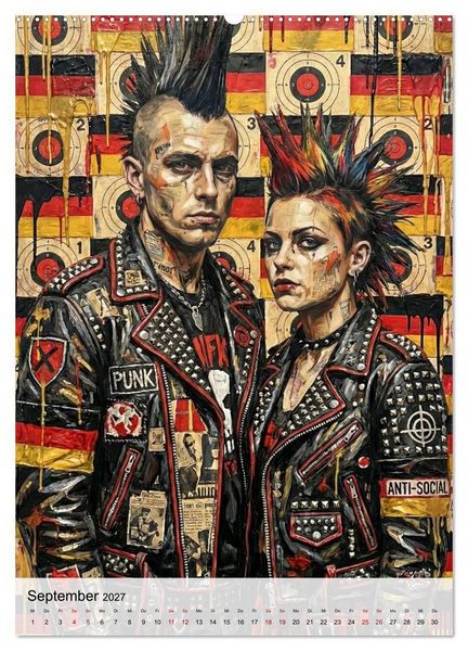 Produktbild: Punk 76 (Wandkalender 2027 DIN A2 hoch), CALVENDO Monatskalender
