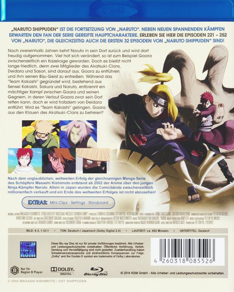 Produktbild: Naruto Shippuden - Staffel 1: Rettung des Kazekage Gaara - Uncut
