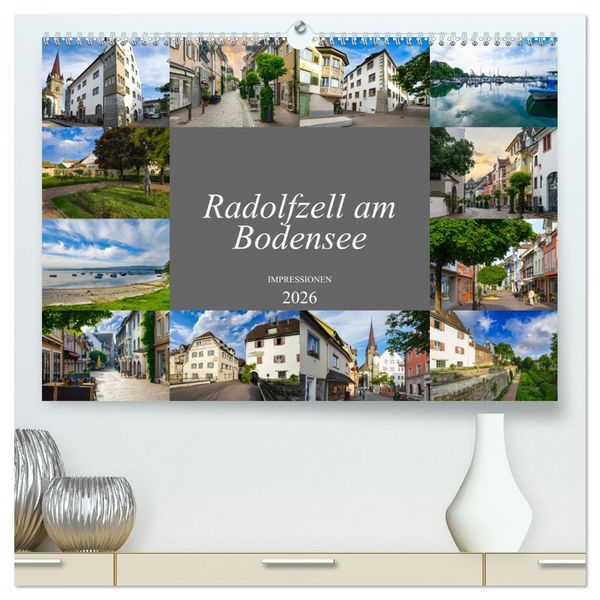 Produktbild: Radolfzell am Bodensee - Impressionen (hochwertiger Premium Wandkalender 2026 DIN A2 quer), Kunstdruck in Hochglanz