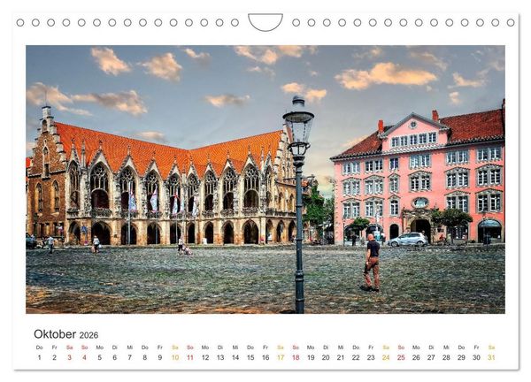 Produktbild: Niedersachsen - Meer, Heide, Harz (Wandkalender 2026 DIN A4 quer), CALVENDO Monatskalender