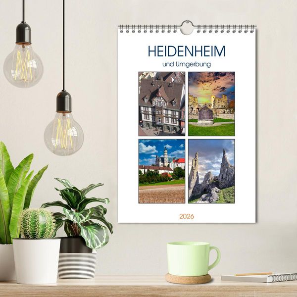 Produktbild: Heidenheim und Umgebung (Wandkalender 2026 DIN A4 hoch), CALVENDO Monatskalender