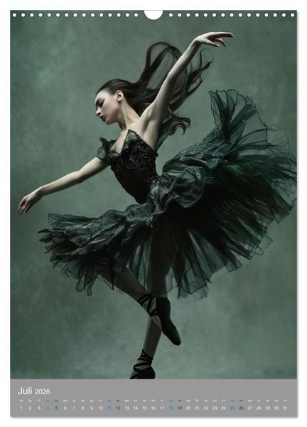 Produktbild: M&auml;rchenhafte Ballerina (Wandkalender 2026 DIN A3 hoch), CALVENDO Monatskalender