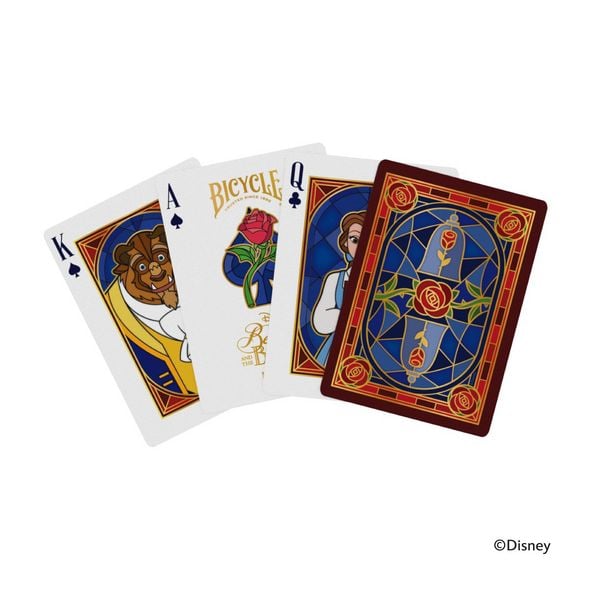 Produktbild: Bicycle Disney - Beauty and the Beast (Die Sch&ouml;ne und das Biest) 54 Karten