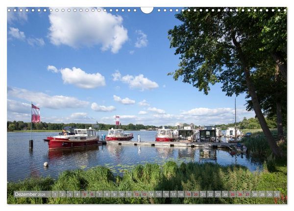 Produktbild: Hausbooturlaub Deutschland - Mecklenburgische Seenplatte (Wandkalender 2026 DIN A3 quer), CALVENDO Monatskalender