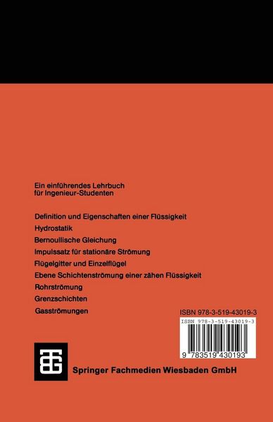 Produktbild: Technische Str&ouml;mungslehre