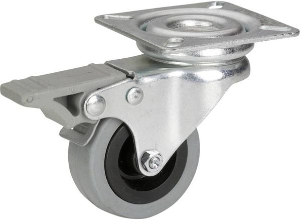 Produktbild: d&ouml;rner + helmer 771100C Lenkrolle Rad-Durchmesser: 50mm Tragf&auml;higkeit (max.): 35kg 1St.