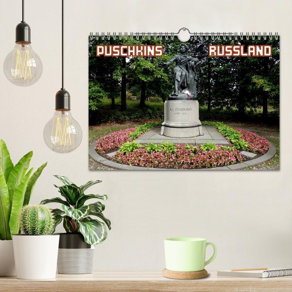 Produktbild: PUSCHKINS RUSSLAND (Wandkalender 2026 DIN A4 quer), CALVENDO Monatskalender