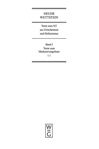 Produktbild: Texte zum Markusevangelium