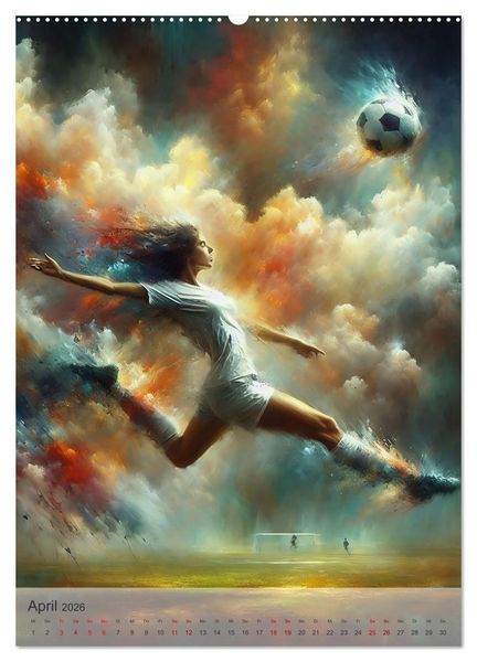 Produktbild: NEVER STOP THE SPORT (Wandkalender 2026 DIN A2 hoch), CALVENDO Monatskalender