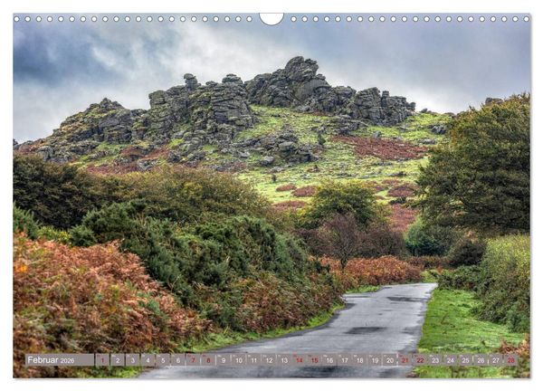 Produktbild: Dartmoor, herbe Sch&ouml;nheit im S&uuml;den Englands (Wandkalender 2026 DIN A3 quer), CALVENDO Monatskalender
