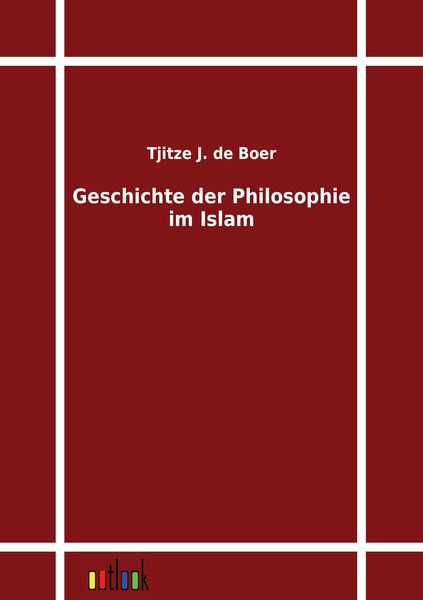 Produktbild: Geschichte der Philosophie im Islam