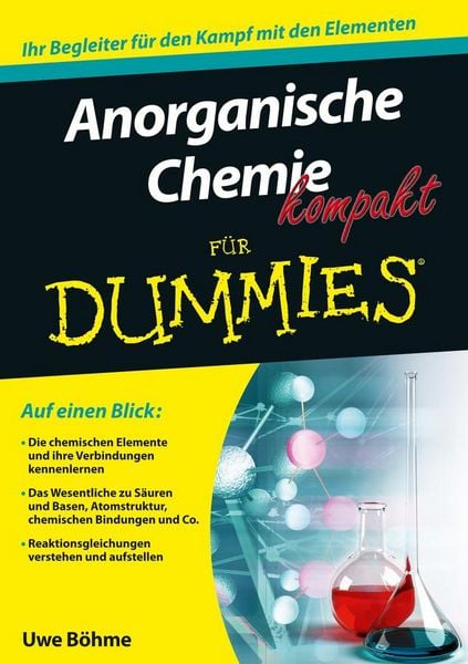 Produktbild: Anorganische Chemie kompakt f&uuml;r Dummies