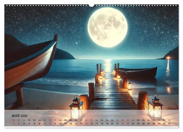 Produktbild: Chemins vers la mer (Calendrier mural 2026 DIN A2 vertical), CALVENDO calendrier mensuel