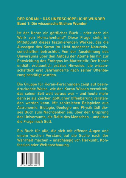 Produktbild: Der Koran &ndash; Das unersch&ouml;pfliche Wunder