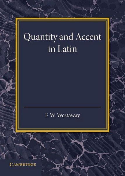 Produktbild: Quantity and Accent in Latin