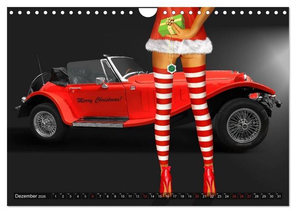 Produktbild: Oldtimer und Pin-Up Girls by Mausopardia (Wandkalender 2026 DIN A4 quer), CALVENDO Monatskalender