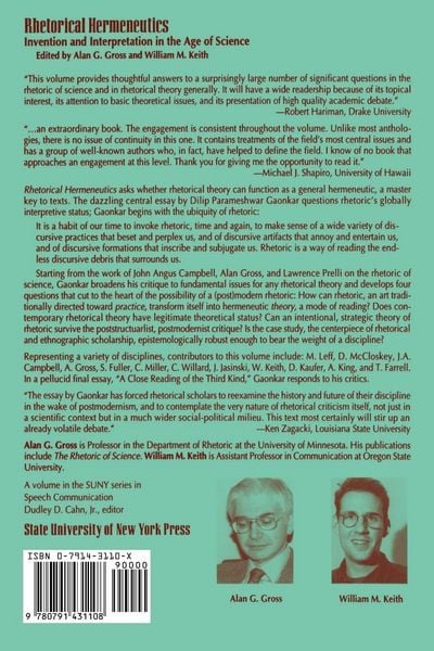 Produktbild: Rhetorical Hermeneutics