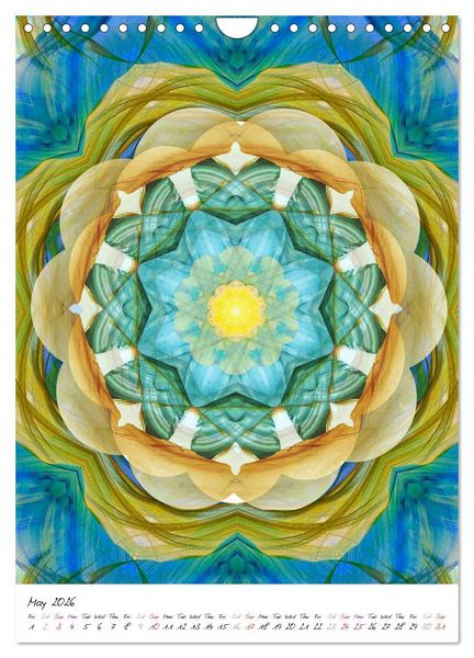 Produktbild: MANDALA COMPOSITIONS (Wall Calendar 2026 DIN A4 portrait), CALVENDO 12 Month Wall Calendar