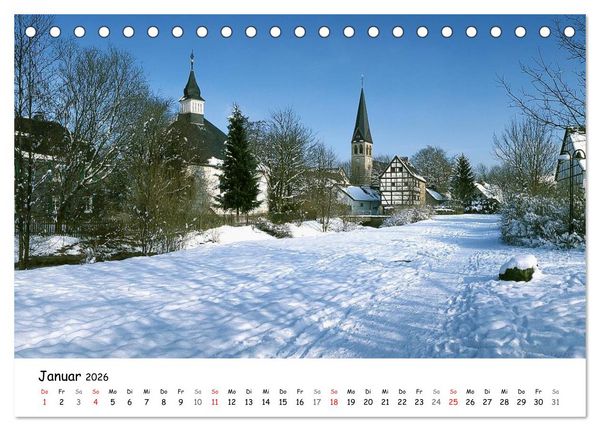 Produktbild: Haaner Bilderbogen 2026 (Tischkalender 2026 DIN A5 quer), CALVENDO Monatskalender