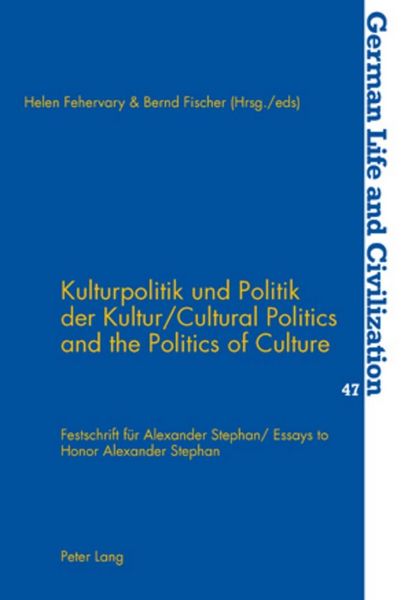 Produktbild: Kulturpolitik und Politik der Kultur- Cultural Politics and the Politics of Culture