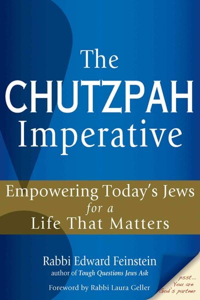 Produktbild: The Chutzpah Imperative: Empowering Today's Jews for a Life That Matters