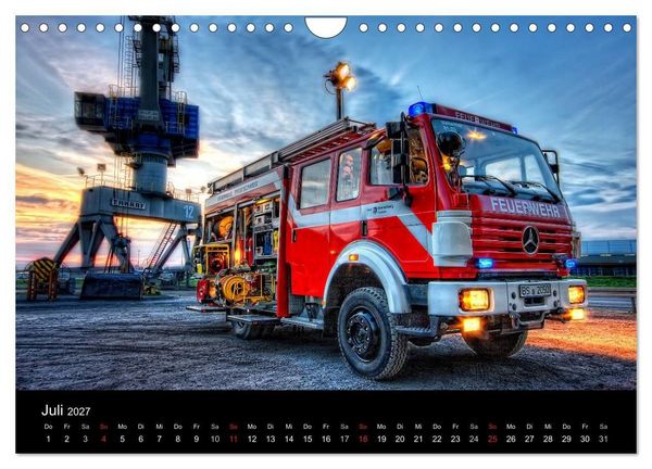 Produktbild: Feuerwehr Braunschweig (Wandkalender 2027 DIN A4 quer), CALVENDO Monatskalender