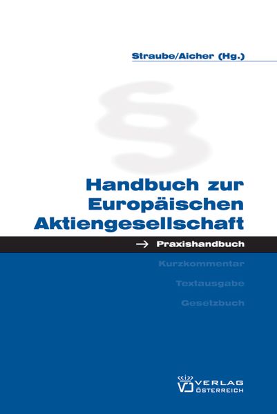 Produktbild: Handbuch zur Europ&auml;ischen Aktiengesellschaft