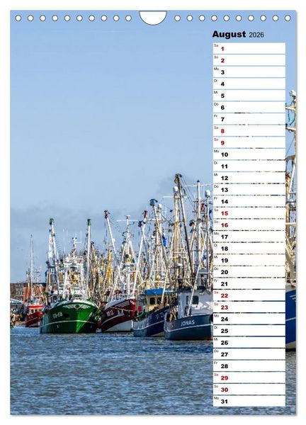Produktbild: Westk&uuml;ste - Zwischen St. Peter Ording, B&uuml;sum und Elbe (Wandkalender 2026 DIN A4 hoch), CALVENDO Monatskalender