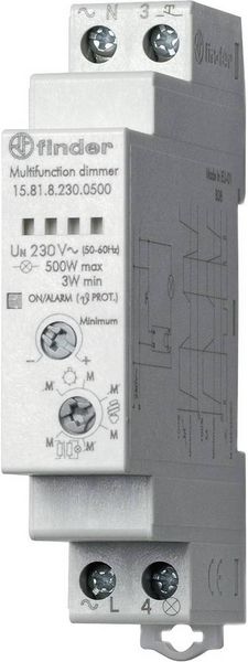 Produktbild: Dimmer f&uuml;r Hutschiene Hutschiene Finder 15.81.8.230.0500 1 Schlie&szlig;er 230 V/AC 500 W 1 St.