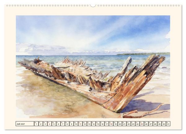 Produktbild: Reise nach Estland (Wandkalender 2027 DIN A2 quer), CALVENDO Monatskalender