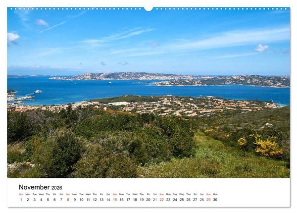 Produktbild: Bays of Sardinia (High Quality Premium Wall Calendar 2026 DIN A2 landscape),CALVENDO 12 Month Wall Calendar