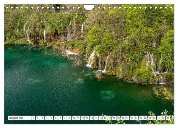 Produktbild: Welterbe in Kroatien - Plitvicer Seen (Wandkalender 2026 DIN A4 quer), CALVENDO Monatskalender