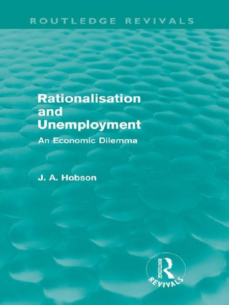 Produktbild: Rationalisation and Unemployment (Routledge Revivals)