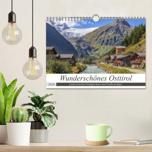 Produktbild: Wundersch&ouml;nes Osttirol (Wandkalender 2026 DIN A4 quer), CALVENDO Monatskalender