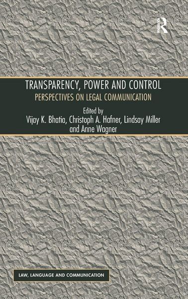 Produktbild: Transparency, Power, and Control