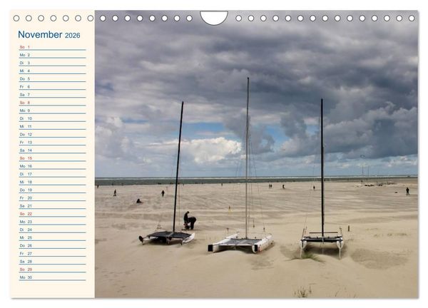 Produktbild: Urlaub auf Borkum (Wandkalender 2026 DIN A4 quer), CALVENDO Monatskalender