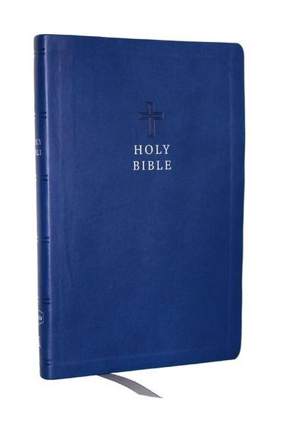 Produktbild: KJV Holy Bible: Value Ultra Thinline, Blue Leathersoft, Red Letter, Comfort Print: King James Version