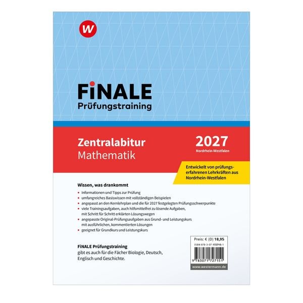Produktbild: FiNALE Pr&uuml;fungstraining Zentralabitur Nordrhein-Westfalen