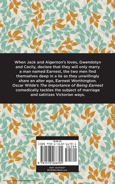 Produktbild: The Importance of Being Earnest
