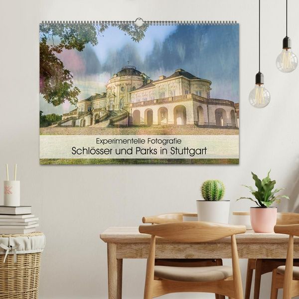 Produktbild: Experimentelle Fotografie - Schl&ouml;sser und Parks in Stuttgart (Wandkalender 2027 DIN A2 quer), CALVENDO Monatskalender