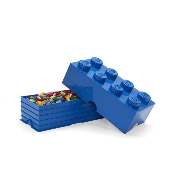 Produktbild: LEGO Aufbewahrungsstein 8 Noppen Blau