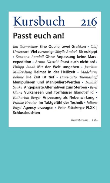 Produktbild: Kursbuch 216