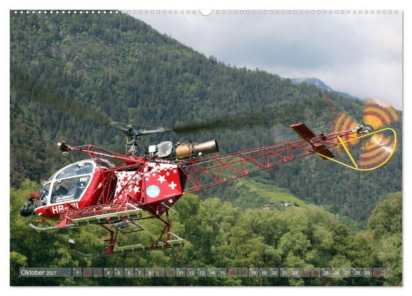Produktbild: Helikopter in der Luft 2.0 (hochwertiger Premium Wandkalender 2027 DIN A2 quer), Kunstdruck in Hochglanz