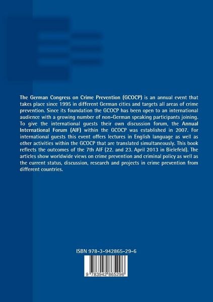 Produktbild: International Perspectives of Crime Prevention 6