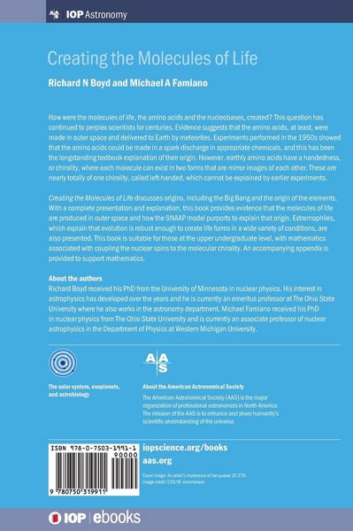 Produktbild: Creating the Molecules of Life