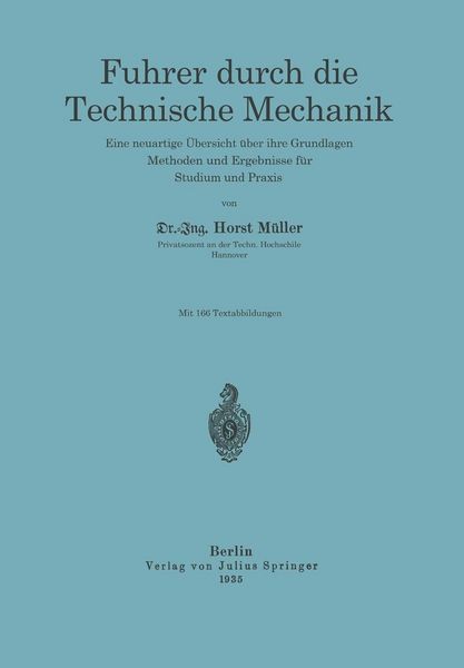 Produktbild: F&uuml;hrer durch die Technische Mechanik