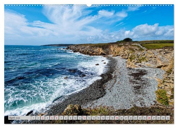 Produktbild: Cote Sauvage. Wilde Atlantikk&uuml;ste der Bretagne. (hochwertiger Premium Wandkalender 2026 DIN A2 quer), Kunstdruck in Hochglanz